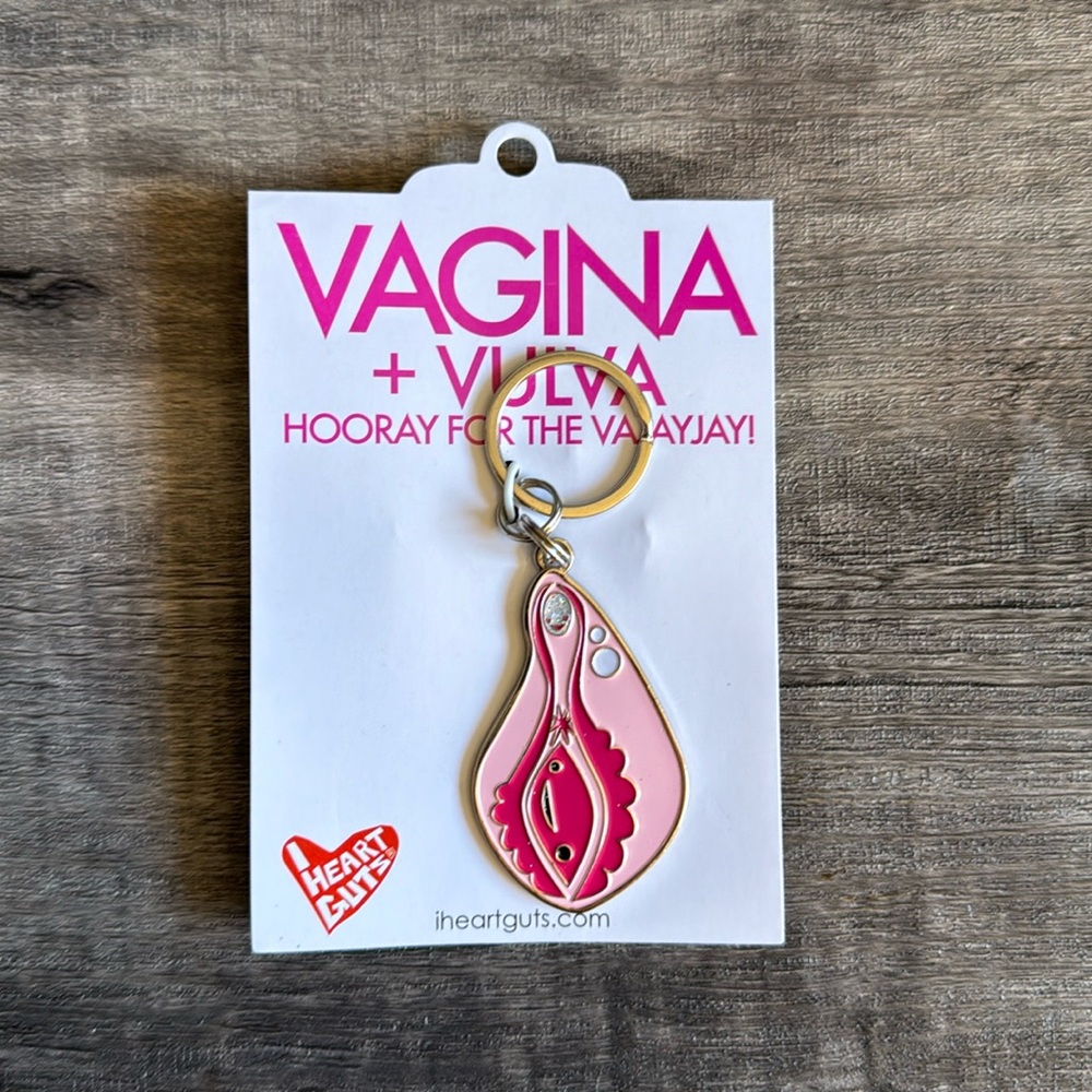 Female Anatomy Keychain